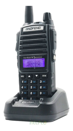 Radio Ht Dual Band Vhf Uhf Baofeng Uv-82 5w De Potência Bandas De Freqüência 0 Cor Preto