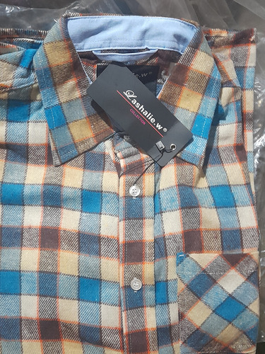 Camisa De Caballero Estampado Cuadros