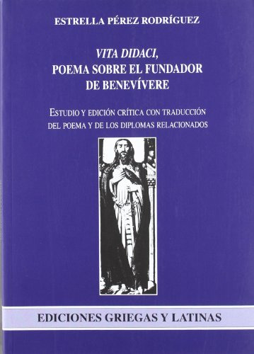 Libro Vita Didaci Poema Sobre El Fundador De Ben De Perez Ro