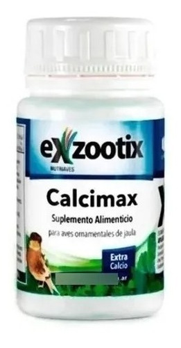 Calcimax Exzootix 80 Gr Suplemento Alimenticio Aves Pajaros