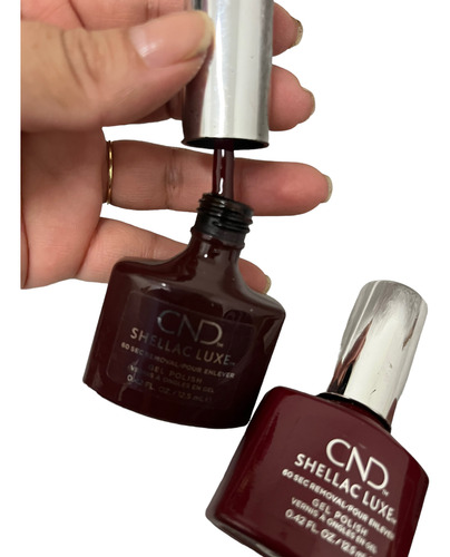Kit Com 3 Esmaltes Cnd Shellac-original 12 Ml Original-nf