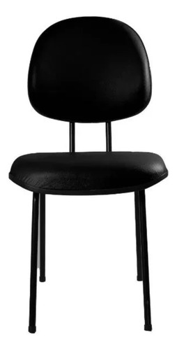 Kit 4 Cadeiras Executiva Fixa Ergonômica P/ Escritório Home