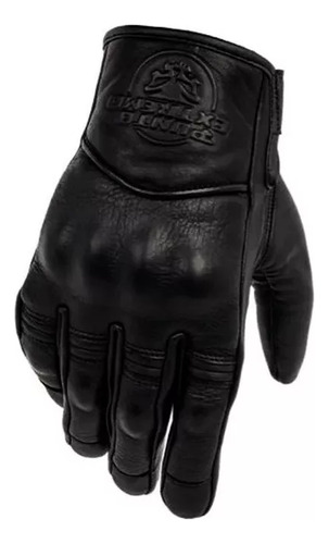 Guantes Moto Cuero Punto Extremo Racer Protecciones - Fas