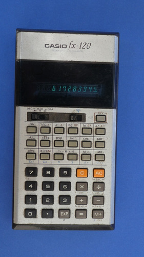 Calculadora Casio Fx - 120 , Vintage 1978