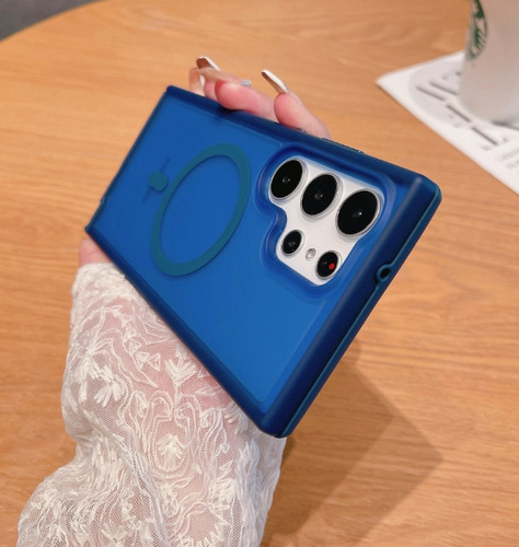 Funda Para S23 Ultra + Correa Strap + Envio Incluidos Gb08 Azul Claro