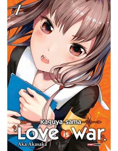 Kaguya-sama, De Aka Akasaka., Vol. 07. Editora Panini, Capa Mole Em Português, 2021