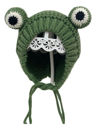 Gorro De Punto De Cable Cálido Para Bebé, Diseño De Rana, Di