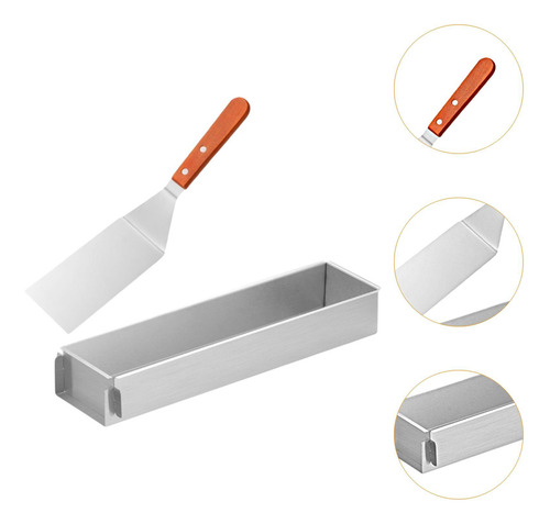 Molde Rectangular Para Tiramisú, Molde Extraíble Para