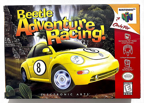 Jogo Beetle Adventure Racing Nintendo 64. (Usado)