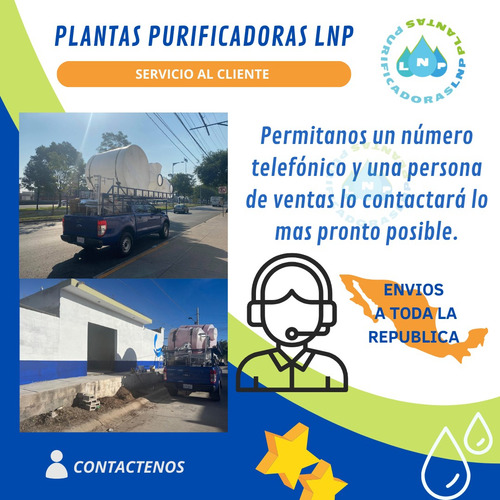 Planta Purificadora De Agua $29,900.00 Sin Anticipos