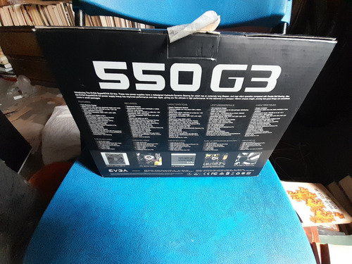 Fuente De Alimentación Evga Supernova 550 G3 -550w Gold Plus Negro (Usado)