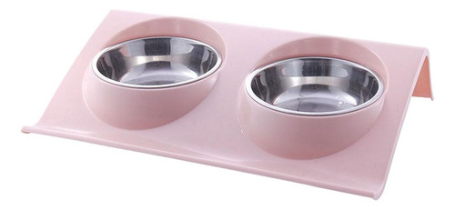Comedero De Perro Doble Para Gato Alimentador De Agua
