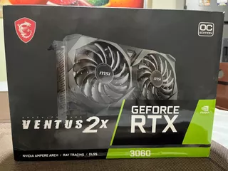 Geforce Rtx 3060 Ventus 2x 12gb Ddr6 - Msi