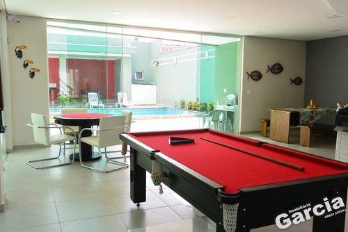 Imagem 9 de 30 de Sobrado Alto Padrão Com Piscina Com Hidro - 5081 - 69002427