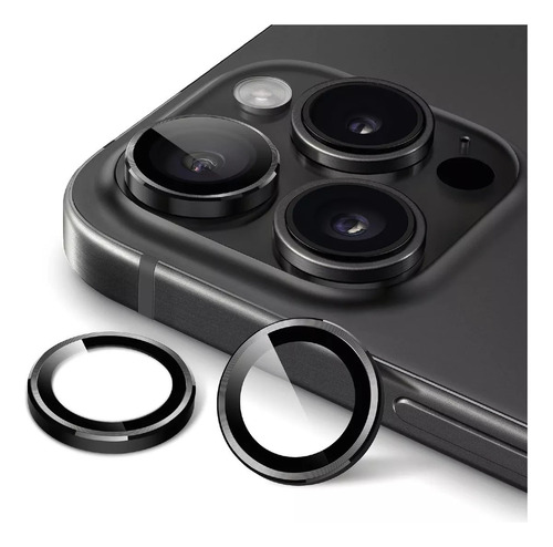 Protector De Camara Para iPhone 16 Negro