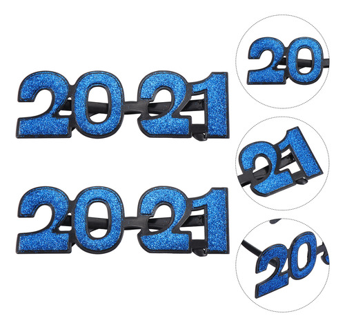 Gafas De Fiesta De Año Nuevo 2021, Gafas Digitales, Navidad,