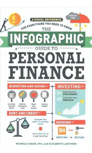 The Infographic Guide To Personal Finance : A Visual Reference For Everything You Need To Know, De Michele Cagan. Editorial Adams Media Corporation, Tapa Blanda En Inglés