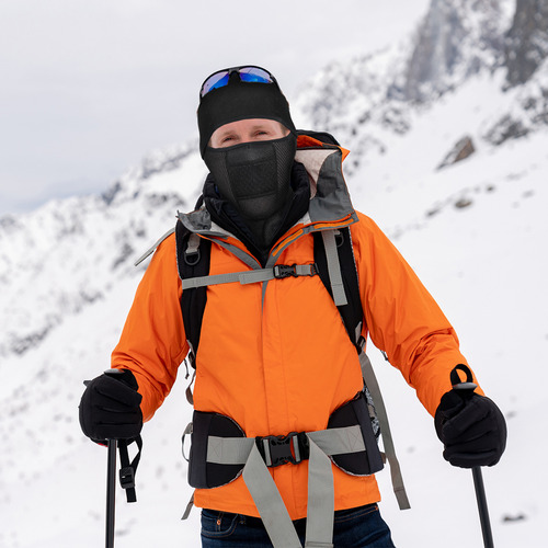 Bufanda Muffler Para Correr, Esquí Y Snowboard, 2 Unidades