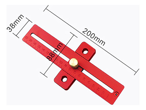 Regla De Carpintería Scribe De Precisión Para 170mm