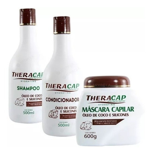 Theracap - Kit Hidratação Óleo De Coco E Silicone - Pront