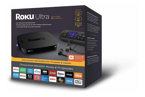 Roku Ultra | Hd / 4k / Hdr Streaming Media Player Control R