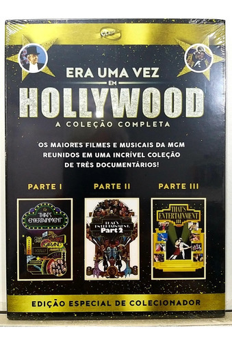 Dvd Era Uma Vez Hollywood - 3 Dvd - Musicais Da Mgm  Lacrado