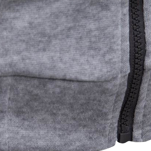 Blusas Masculinas Coloridas Com Zíper E Bolsos De Manga Comp