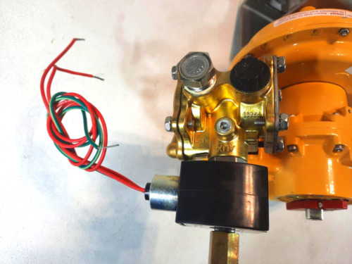 Flowserve 1 300# Cf8m Control Valve W/ Kinetrol Actua Ttv