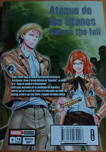Ataque De Los Titanes: Before The Fall Ryo Suzukaze Tomo 13 (Usado)