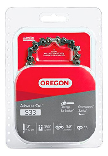 Oregon S33 Advance, Cadena Para Sierra, 8 Pulgadas