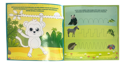 Super Escreva E Apague - Animais, De On Line Editora. Editorial Editora On-line, Capa Mole Em Português