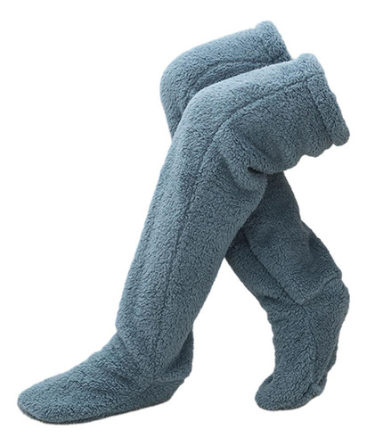 - Calentadores De Piernas De Felpa Legging Medias Calcetines