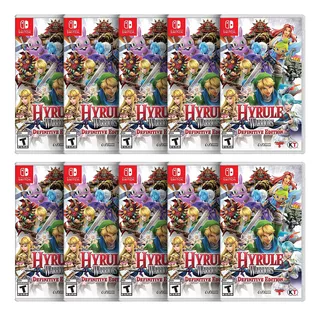 Combo Com 10 Hyrule Warriors Definitive Edition Switch Fisic