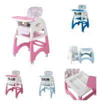 Comprar Silla De Comer Para Bebe 3 En 1 Escritorio Ebaby Con Ruedas