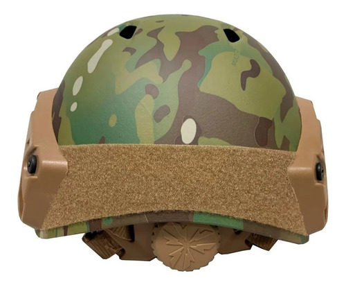 Imagen 4 de 5 de Casco Tactico Rbn Tactical Picatinny Airsoft Camu