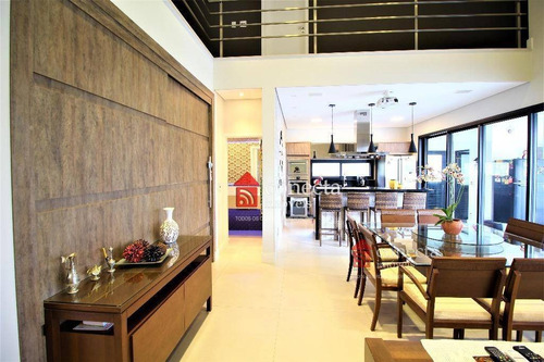 Imagem 4 de 30 de Casa Com 3 Dormitórios À Venda, 327 M² Por R$ 2.350.000,00 - Condomínio Athenas - Paulínia/sp - Ca1032