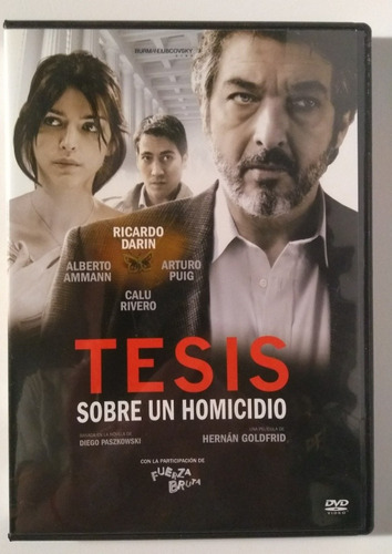 Tesis Sobre Un Homicidio / Hernán Goldfrid / Dvd Original