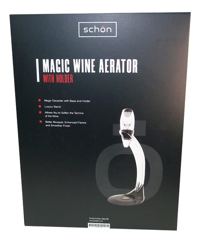 Decantador Oxigenador Vino Aireador Base Porta Copa