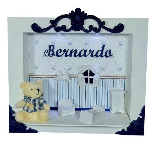 comprar Quadro Decorativo Porta De Maternidade + Nome Menino Menina 