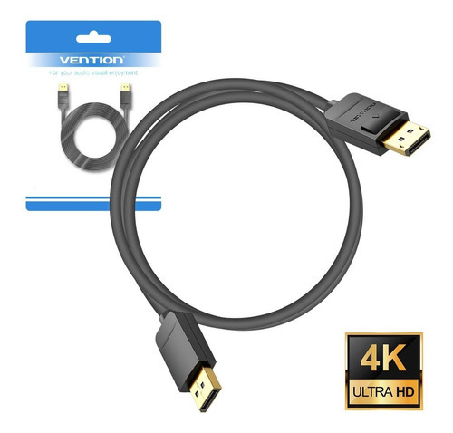 Cable Displayport A Displayport Vention Dp 1.2 Hd 4k 60hz 2m