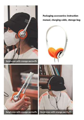 Fones De Ouvido Retrô Open Bluetooth Headworn Wireless Japan