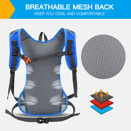 Mochila De Hidratación Con Dos Bandoleras Para Correr Y Anda