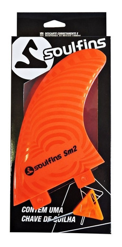 Quilhas Sm2 Padrão M5 Fcs Encaixe Triquilhas Soul Fins