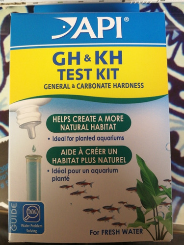 Imagen 1 de 2 de Api Test Kit Gh Kh Dureza - Unidad a $54777