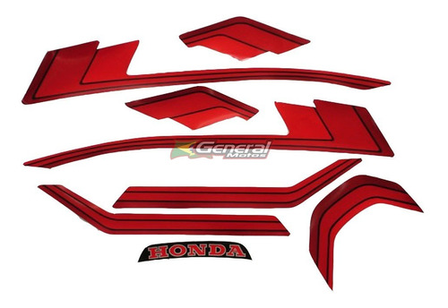 Kit Adesivo Jogo Faixas Moto Honda Cb 400 1982/83 Preta