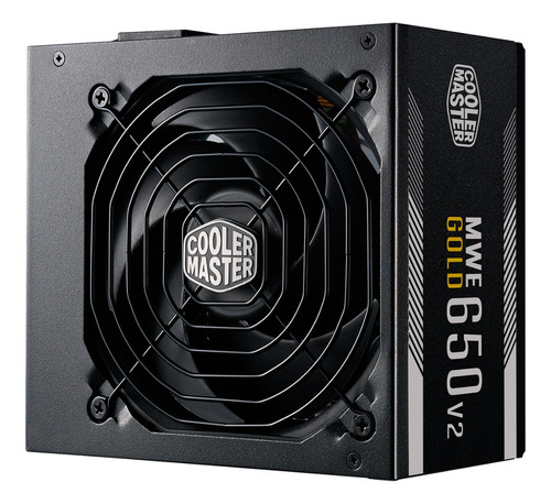 Fuente De Poder Cooler Master 650w Mwe V2 80 Plus Gold Negra