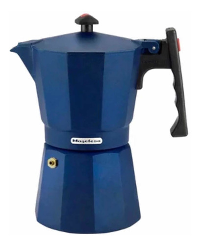 Cafetera Greca Magefesa 6 Tazas Azul Original