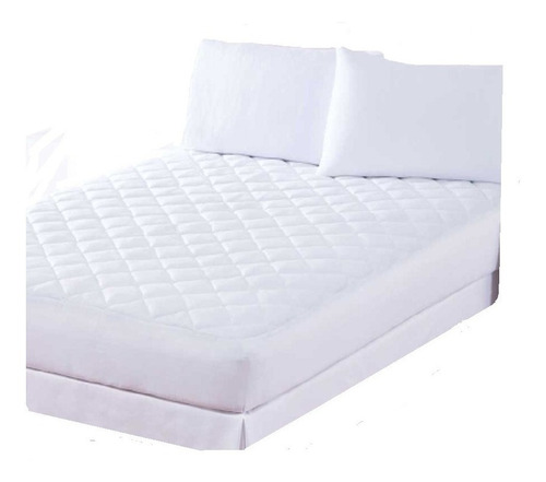 Protector Colchon Cama King Size Microfibra Blanco Concord Diseño De La Tela