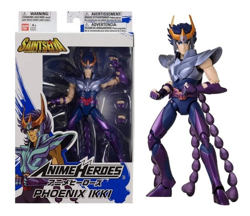 Imagen 6 de 6 de Figura Muñeco Caballero Geminis Saga Anime Saint Seiya
