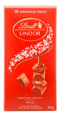 Chocolate Lindt Lindor Milk 100gr - Tienda Baltimore